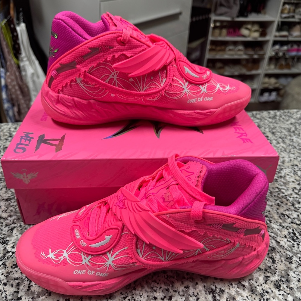 PUMA MB.05 Lamelo Ball FAST & FURIOUS MIA PE pink men’s size 8